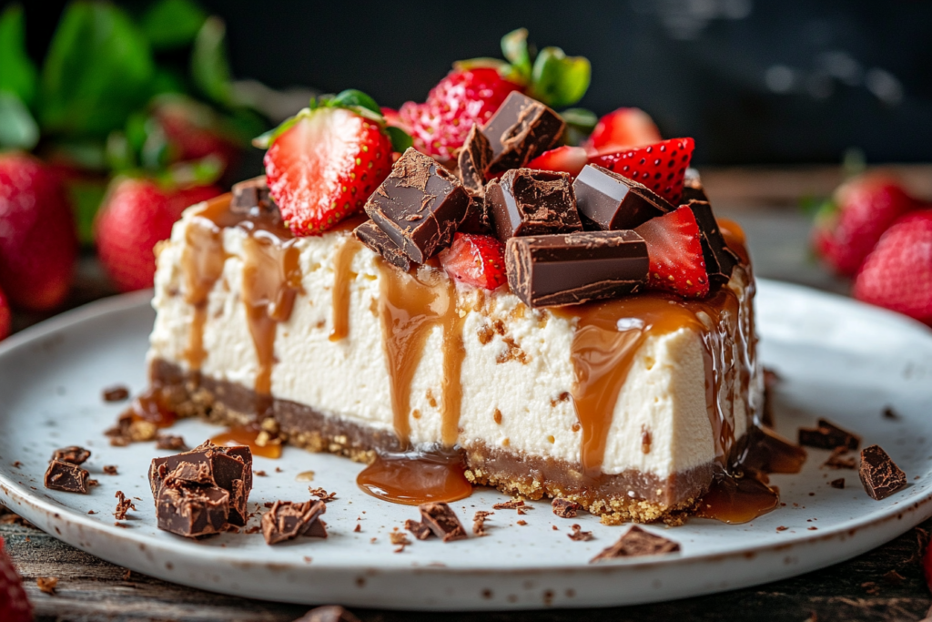 strawberry cheesecake snickers​
