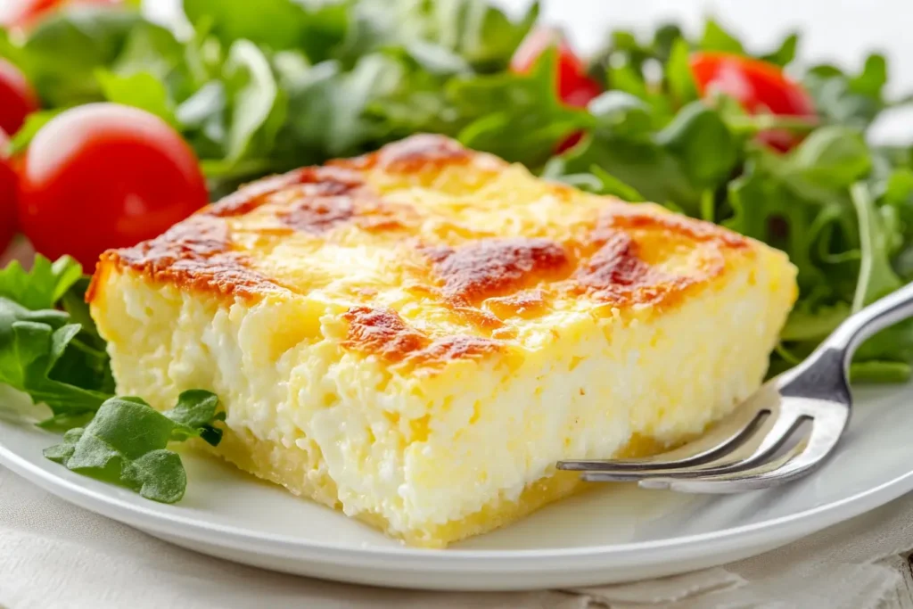 Cottage cheese egg bake no flour